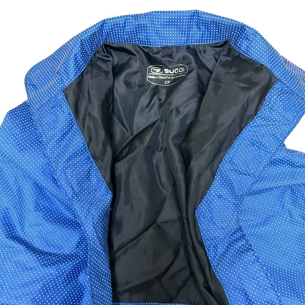 Sugoi S Blue Crop Bike Cycle Rain Lightweight Long Sleeve Magnet‎ Jacket